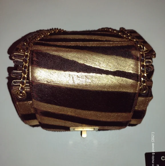 CHANEL Vintage Mini 2.55 Mademoiselle Lock Flap Pony Hair Bag AUTHENTIC - Picture 10 of 15